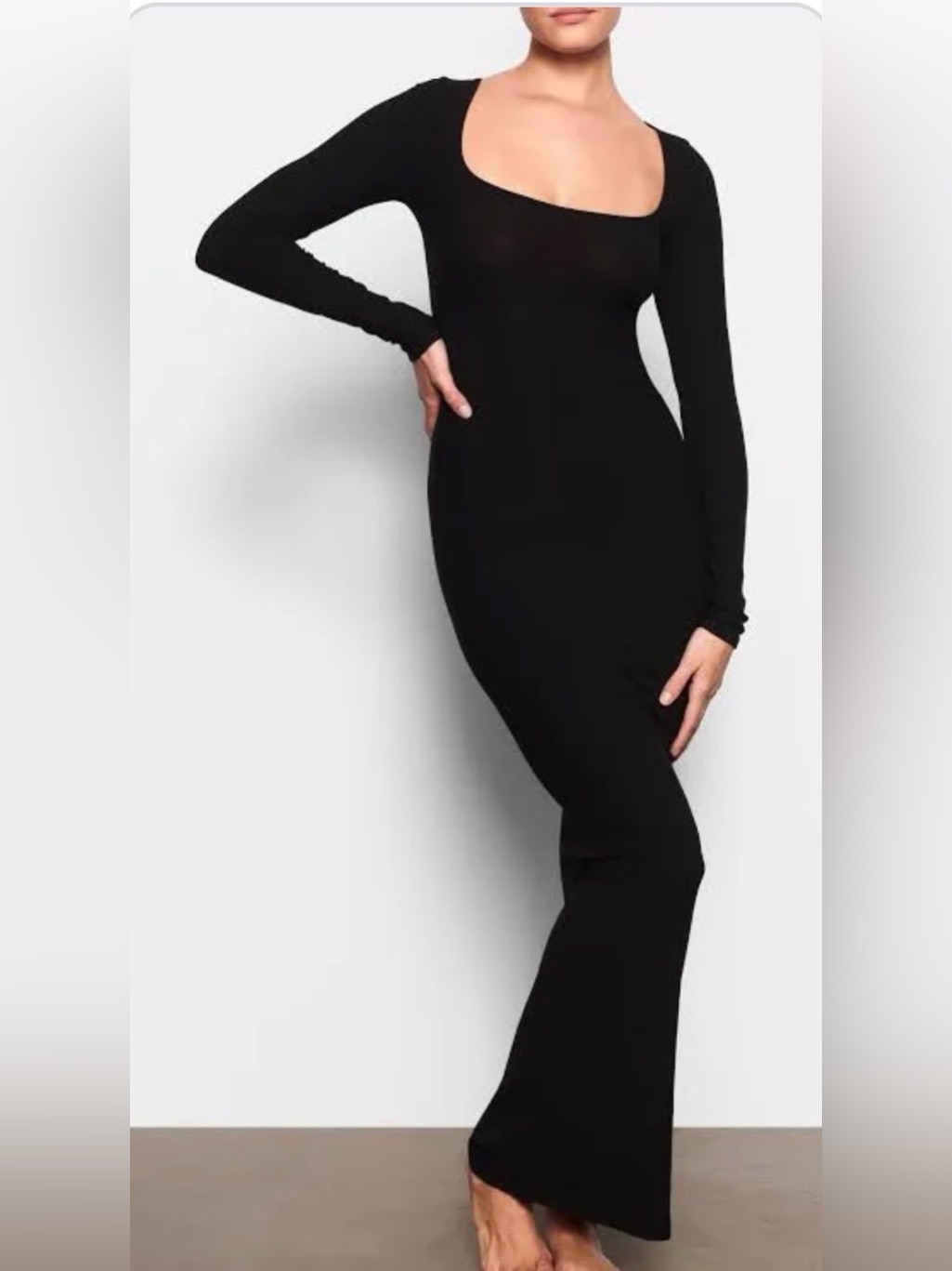 Skims Soft Lounge Long Sleeve Dress